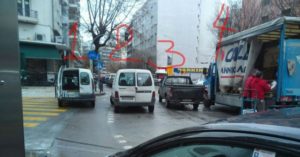 Το τετραπλό παρκάρισμα στην Θεσσαλονίκη που έκανε θραύση